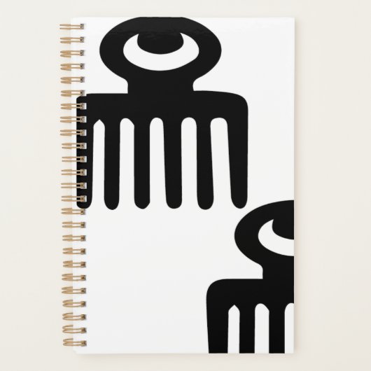 Adinkra Notizbuch 2 Planer (Vorderseite)