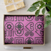Adinkra Print Tissue Paper Seidenpapier (Geschenk)
