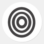 Adinkra Runder Aufkleber (Vorderseite)