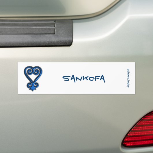 Adinkra - Sankofa Autoaufkleber (Auf Auto)