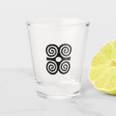 Adinkra Schnapsglas (Vorderseite)