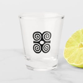 Adinkra Schnapsglas