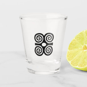Adinkra Schnapsglas
