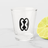 Adinkra Schnapsglas (Vorderseite)
