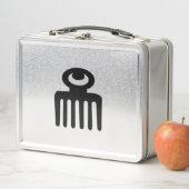 Adinkra (Schönheit) Personalisierte Mittagspause Metall Brotdose (Beispiel)