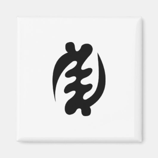 Adinkra-Symbol - außer Gott Magnet (Vorne)