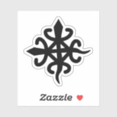 Adinkra Symbol (Einheit) Vinyl Sticker (Blatt)