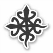 Adinkra Symbol (Einheit) Vinyl Sticker (Vorderseite)