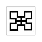 Adinkra-Symbol (Exzellenz) Briefmarke aus Gummi Gummistempel (Prägung)