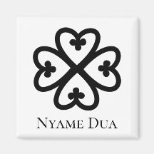 Adinkra Symbol NYAME DUA Power & Schutz Gottes