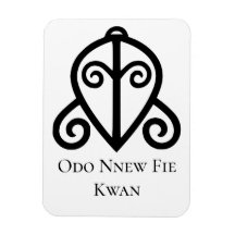 Adinkra Symbol ODO NNEW FIE KWAN Liebe...