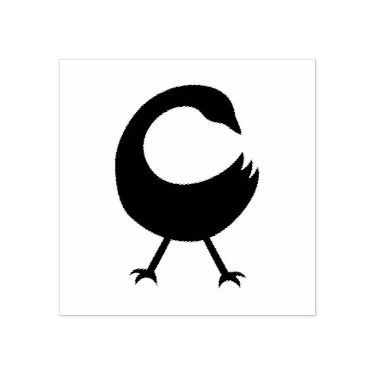 Adinkra Symbol (Sankofa) Briefmarke aus Gummi Gummistempel (Prägung)