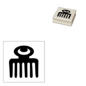 Adinkra Symbol (Schönheit) Gummi-Briefmarke Gummistempel (Stempel)