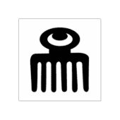 Adinkra Symbol (Schönheit) Gummi-Briefmarke Gummistempel (Prägung)