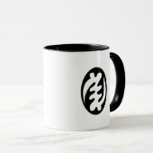 ADINKRA SYMBOL-TASSE TASSE (VorderseiteRechts)