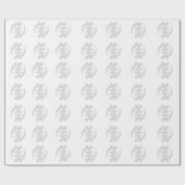 Adinkra Symbol-Verpackungspapier Gye Nyame Geschenkpapier (Flach)