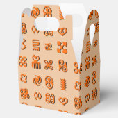 Adinkra-Symbole für Westafrika Geschenkschachtel (Geöffnet)