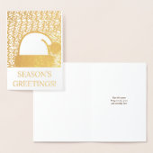 Adinkra Weihnachtskarte Folienkarte (Anzeige)