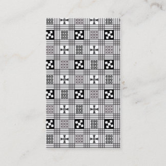 Adinkra westafrikanisches Gewebe Visitenkarte