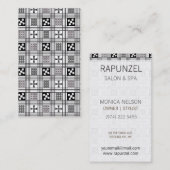 Adinkra westafrikanisches Gewebe Visitenkarte (Vorne/Hinten)