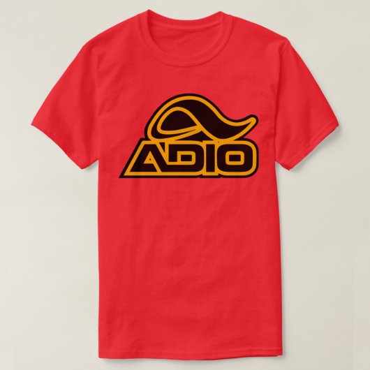 Adio Skateboarding Yellow T-Shirt (Design vorne)