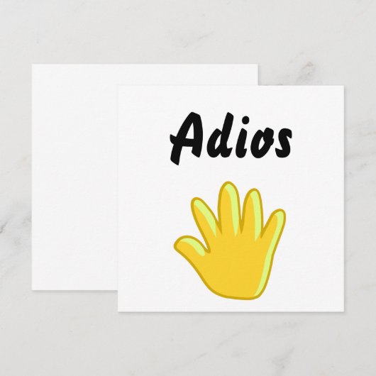 Adios (Vorne/Hinten)