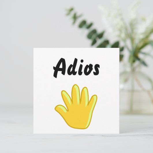 Adios (Stehend Vorderseite)