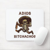 Adios Achos Cinco De Mayo Skeleton Drinks _1 Mousepad (Mit Mouse)