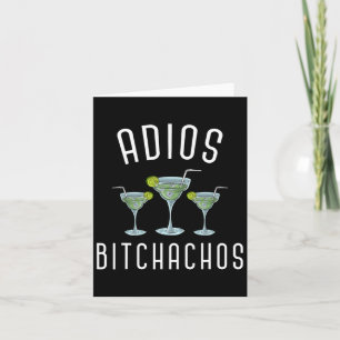 Adios Achos Funny Mexikanisches Party Margarita Ci Karte