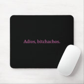 Adios Achos Pink Text Funny Cinco De Mayo Für Frau Mousepad (Mit Mouse)