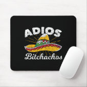 Adios Achos Sombrero Fiesta Mexico Funny Cinco De Mousepad (Mit Mouse)