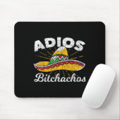 Adios Achos Sombrero Fiesta Mexico Funny Cinco De Mousepad (Mit Mouse)