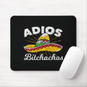 Adios Achos Sombrero Fiesta Mexiko Lustig Cinco De Mousepad (Mit Mouse)