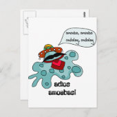 Adios Amoebas Postkarte (Vorne/Hinten)