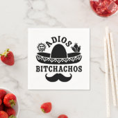 Adios Beaches Funny Zitat Serviette (Beispiel)