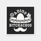 Adios Bitchachos Cinco De Mayo Serviette (Vorderseite)