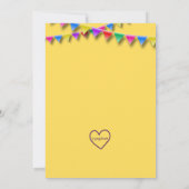 Adios Dos, 3rd Birthday Fiesta Invitation Einladung (Rückseite)