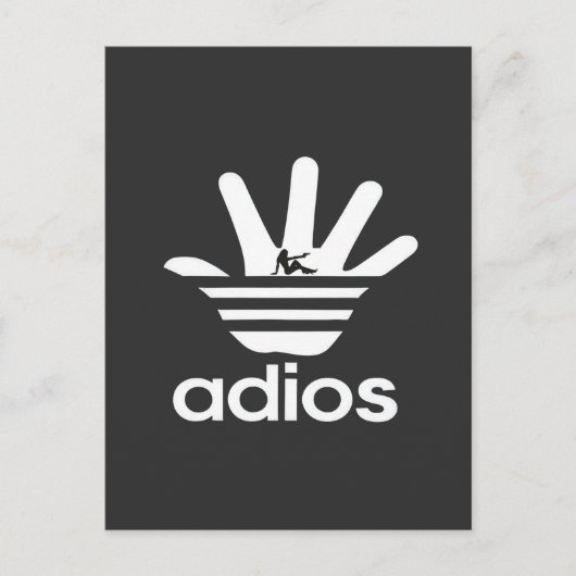 adios postkarte (Vorderseite)