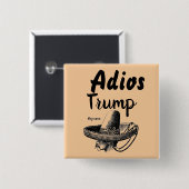 Adios Trump Button (Vorne & Hinten)