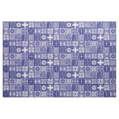 Adire Muster - tief Blau und Weiß Stoff (Yard (91,4 cm))