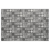 Adire Pattern - Schwarz und Weiß Stoff (Yard (91,4 cm))
