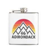 Adirondack 46 Regenbogen Flachmann (Vorderseite)