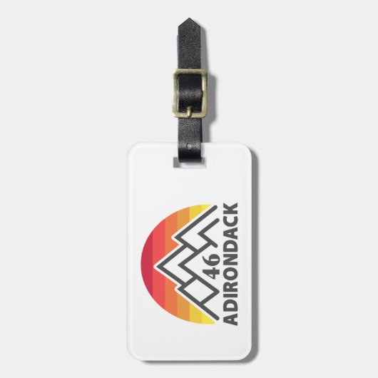 Adirondack 46 Regenbogen Gepäckanhänger (Vorderseite vertikal)