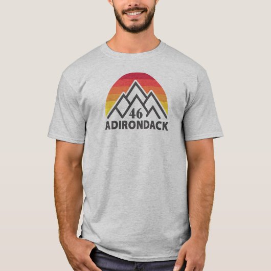 Adirondack 46 Regenbogen T-Shirt (Vorderseite)