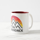 Adirondack 46 Regenbogen Zweifarbige Tasse (VorderseiteRechts)