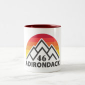 Adirondack 46 Regenbogen Zweifarbige Tasse (Mittel)
