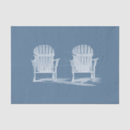 Adirondack Beach Chairs Light Blue White Rustica Seidenpapier