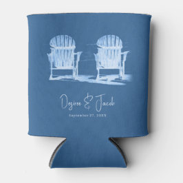Adirondack Beach Stairs Azure Blue White Wedding Dosenkühler