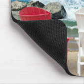 Adirondack Beach Stühle Mousepad (Ecke)