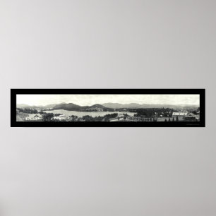 Adirondack Berge u. Lake Placid 1912 Poster